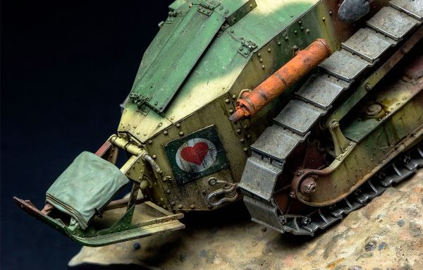 Модель сборная: танк, FT-17 LIGHT TANK (RIVETED TURRET) 1/35, Meng TS-011