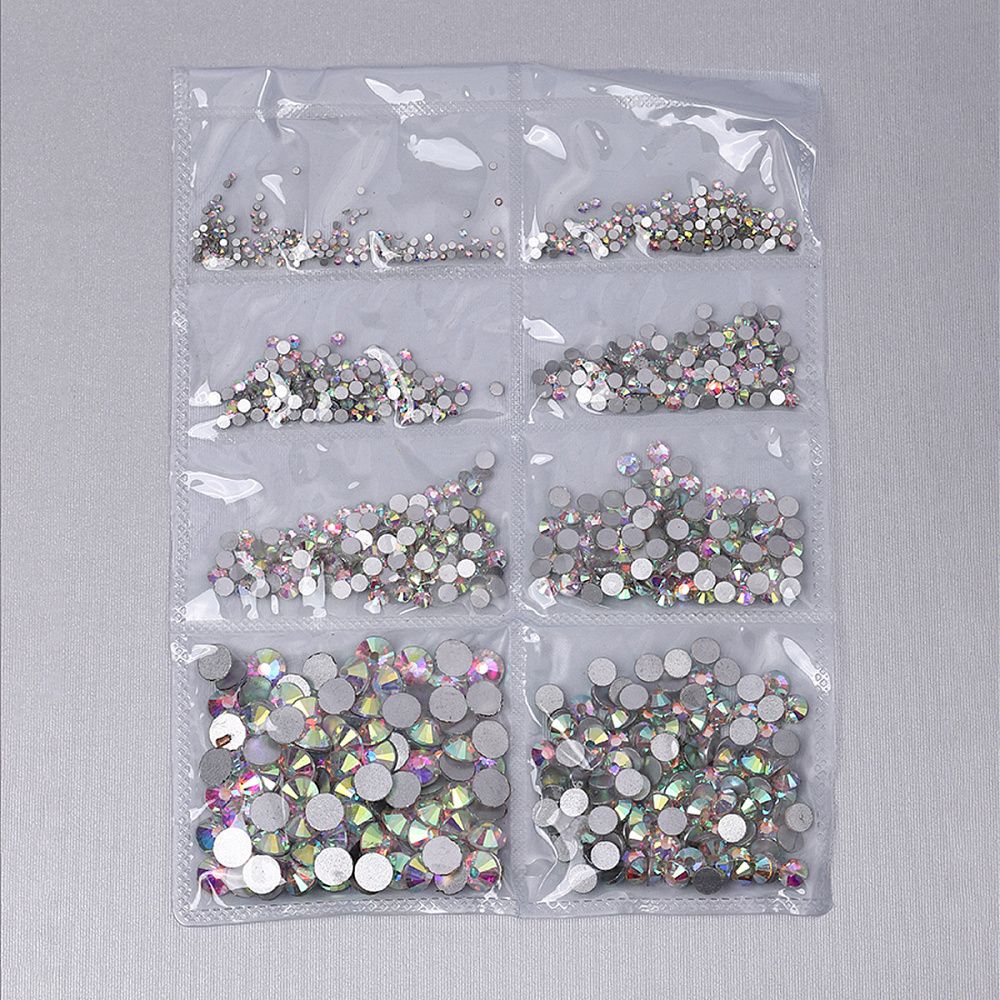 Стразы холодной фиксации TBY.MIX 1 цв.AB уп.1000 шт