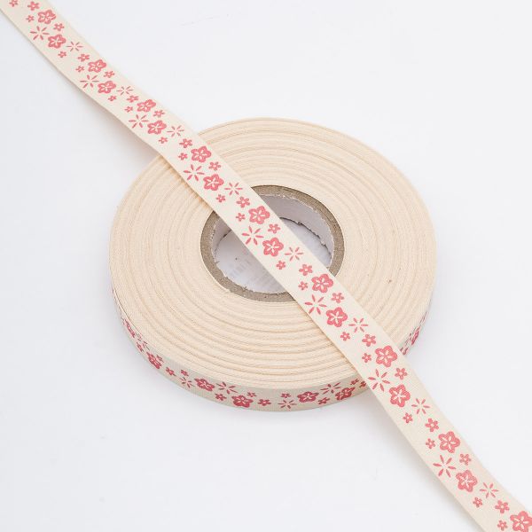 Лента декоративная х/б 15.0 мм / 25±1 метров, малиновый