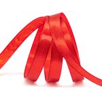 Лента атласная 1-сторонняя 12.0 мм / 22.86±1 метров, 025 алый, Globus