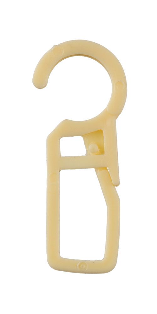 Крючок шторный с замком, 100 шт, св.бежевый, Gamma