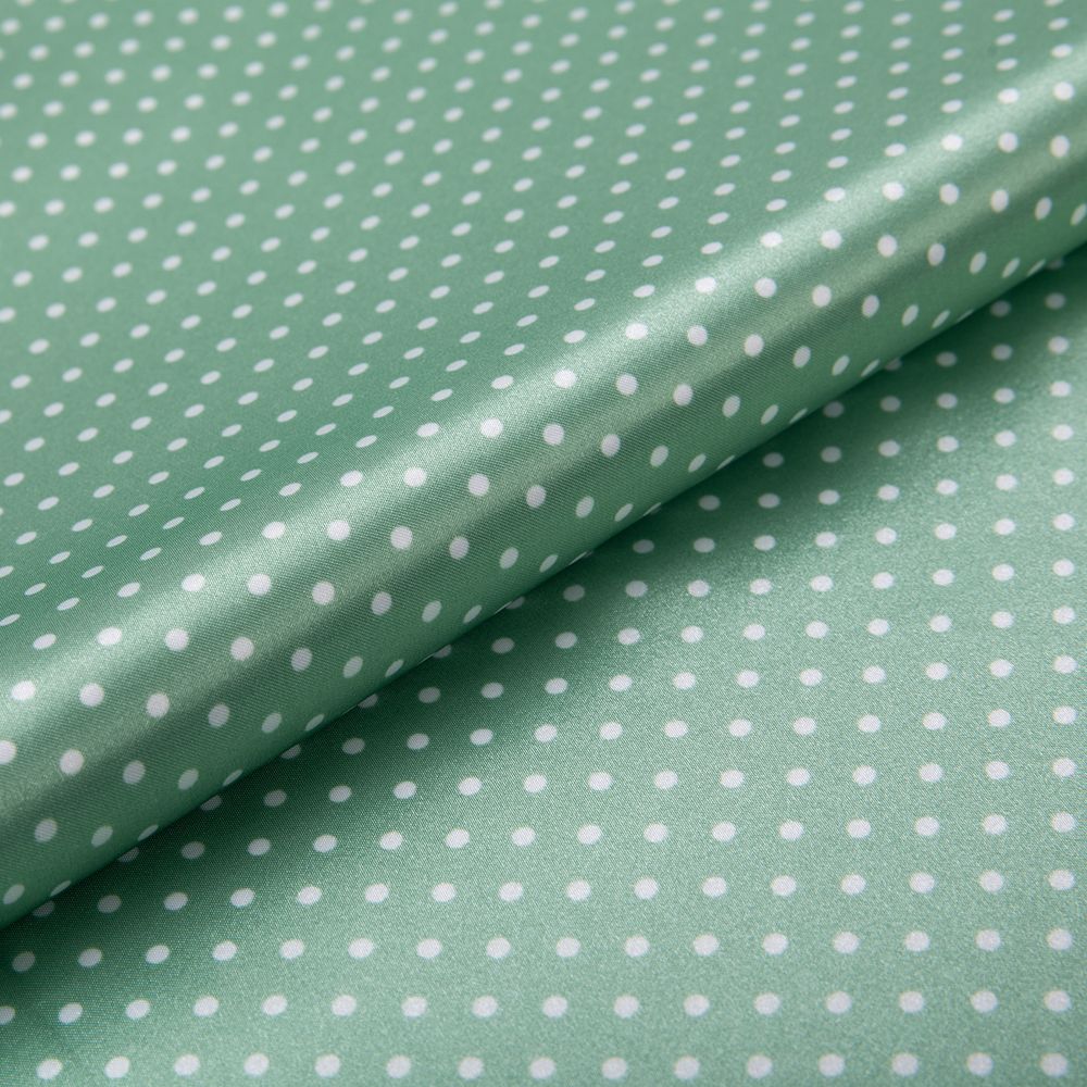 Ткань блузочная Poly satin 75 г/м², 200х145 см, 13 морская волна/ белый, Gamma PSS-002