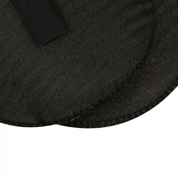 Плечевые накладки (подплечники) втачные на липучке 120х165х16 мм, Вк-16 черный, 50 пар