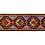 Лента (тесьма) жаккардовая 70.0 мм / 10±0.5 метров, 4, Gamma TRJ-117YP