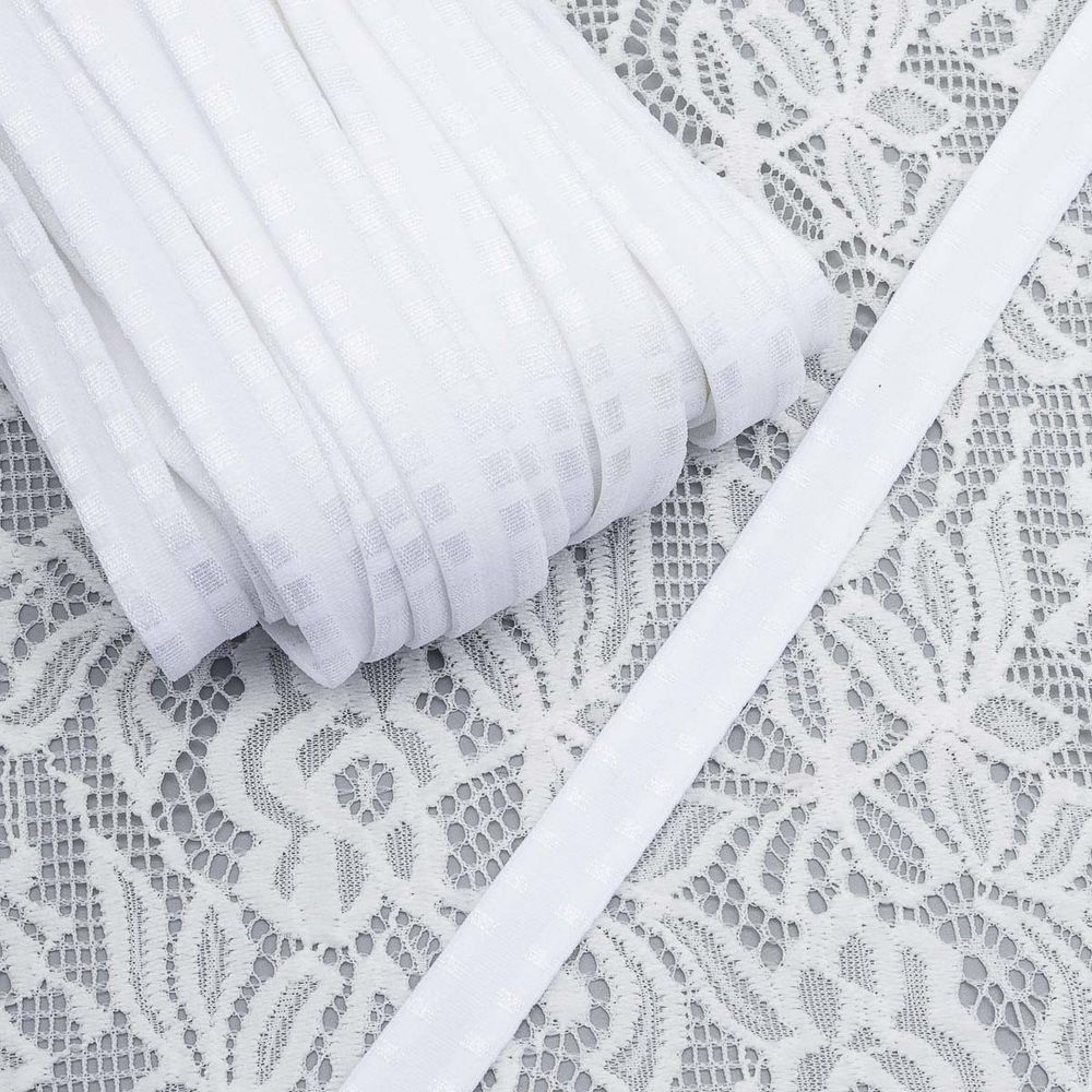 Резинка бельевая (бретелечная) 14.0 мм / 25 метров, ST/33, белый