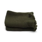 Манжеты трикотажные 8.5х9.5 см, 1 пара, плотные зимние 10 кл, 1х1, без шва, 369/1 оливковый