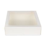 Кондитерская коробка для торта с 1 окном 20х20х4.5 см, S-Chief BFC-020