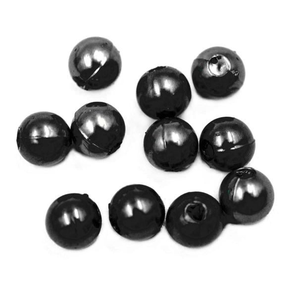 Бусины пластик (жемчуг) ⌀5 мм, 25 г, Astra&Craft, 046 NL черный
