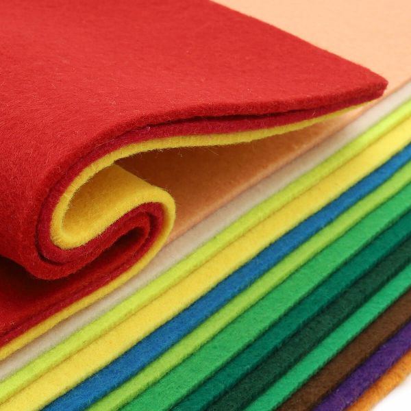 Фетр листовой мягкий ассорти 3.0 мм, 400гр, 20х30см, 16 штук Astra&Craft (1)