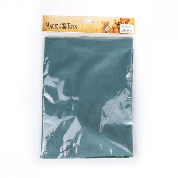 Трикотаж бархат плотный, КЛ.27046 100% п/э: 48х50см (50х50см) ±2см, цв.бирюзовый