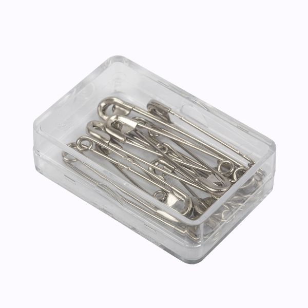 Булавки английские ассорти 12 шт, никель, KOH-I-NOOR 55 (5110 №1-2-3)