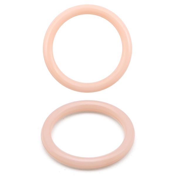 Кольца для бюстгальтера пластик ⌀10.0 мм, C344 пудровый, 100 шт