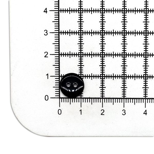 Пуговицы 2 прокола 18L (11мм) (s.black (черный)), CX-K-22, 144 шт