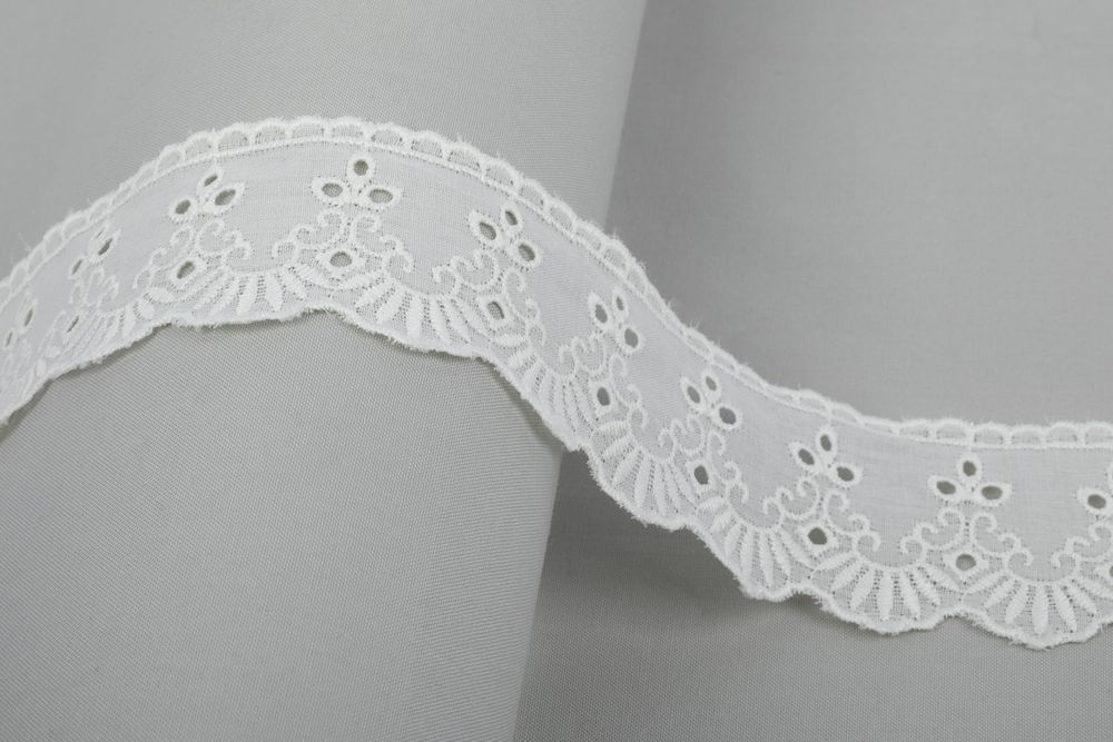 Кружево шитьё 46 мм / 10 м, кремовый, Gamma GYEM-4601