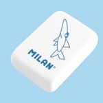 Ластик 2.3х1.9х0.9 см 80 шт, CNM4080, Milan, CNM4080