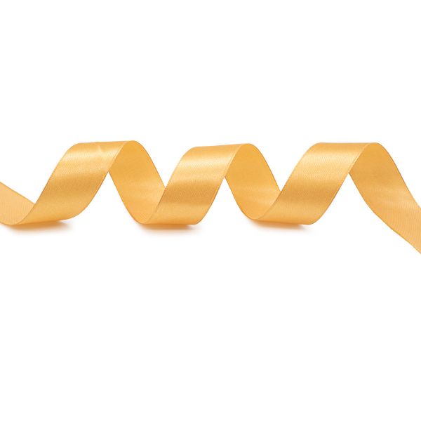 Лента атласная 1-сторонняя 25.0 мм / 22.86±1 метров, 039 т.золотой, Globus