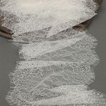 Кружево шантильи (реснички) диз. A88 шир.170мм цв.F102 молочный, 3 метра, Kruzhevo