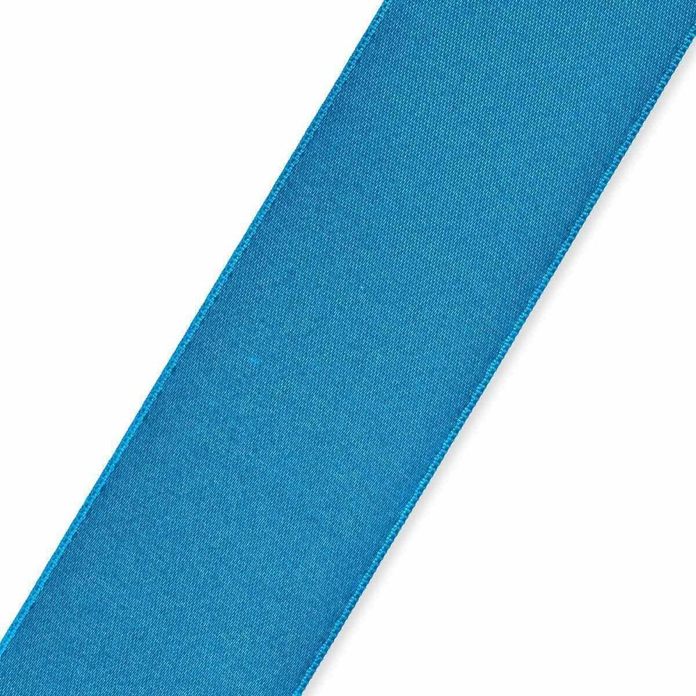 Лента атласная 2-сторонняя 38.0 мм, 25 м, Prym, 93 бирюзовый /TOS/