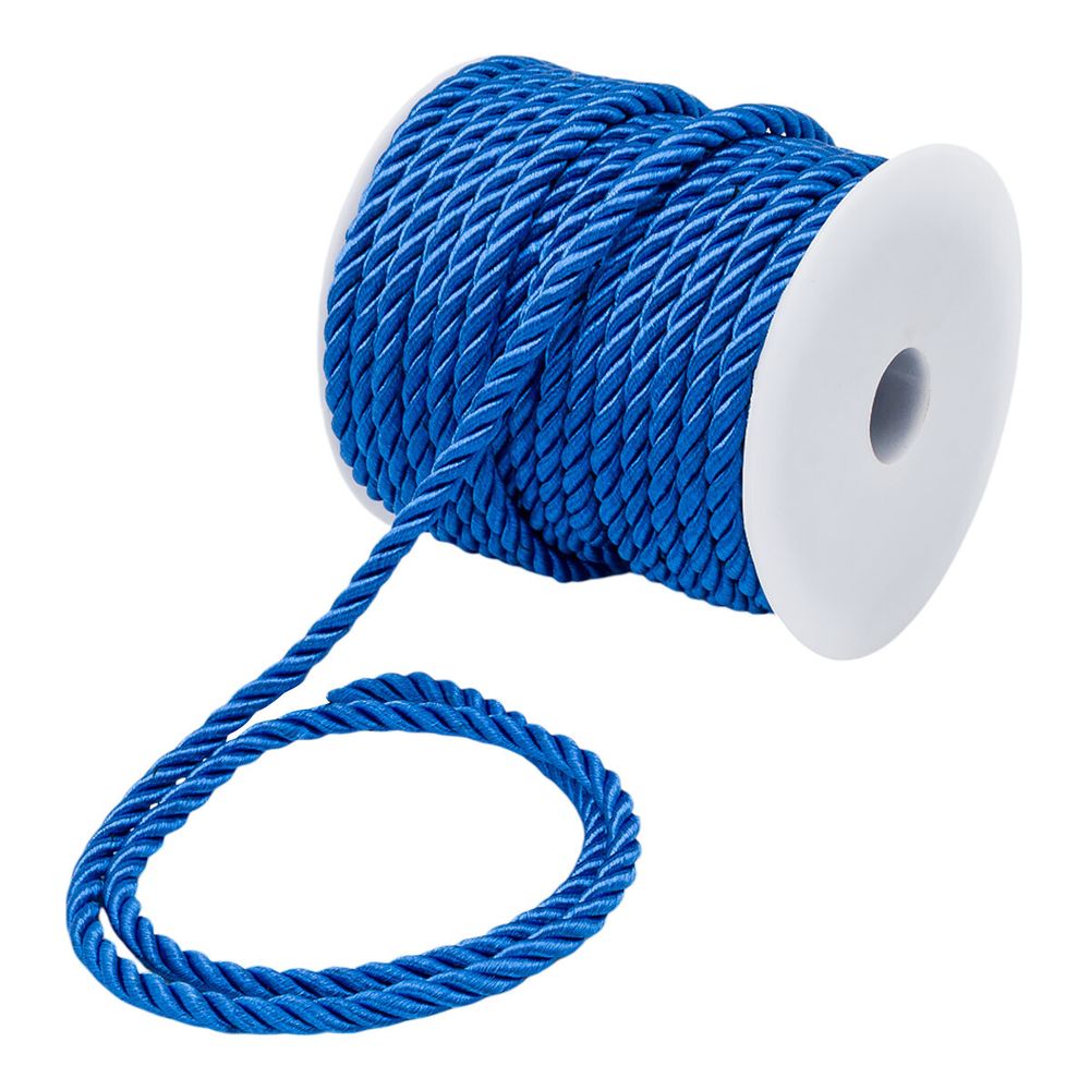 Шнур витой 5мм / 18,29м, 100 василек, 1AS-168
