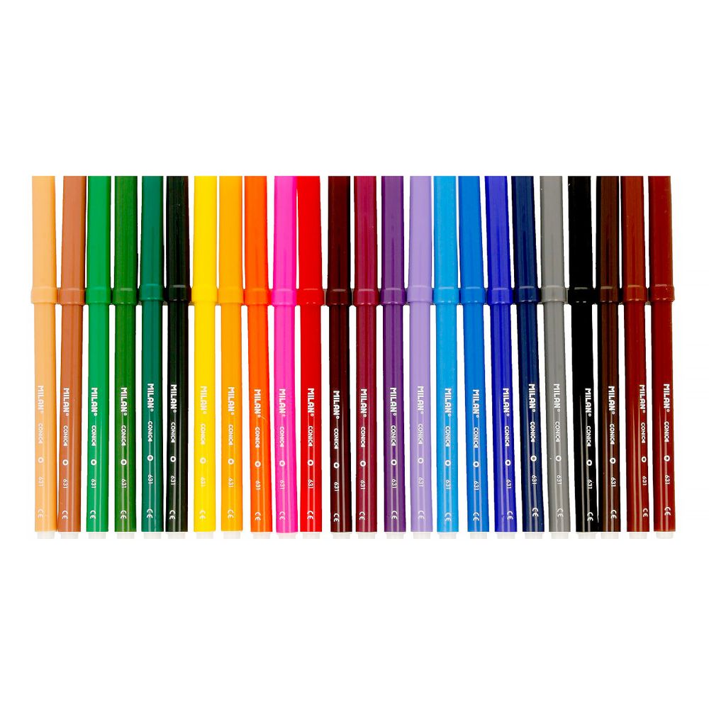 Набор фломастеров 24 цв, 612324, Milan