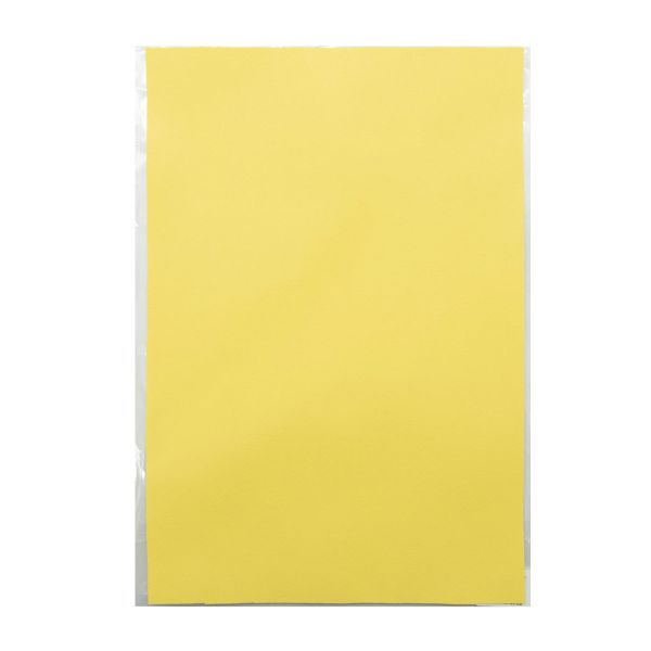 Кожа искусственная, 20х30см, толщ.0,5 мм, уп/2 шт, желтый