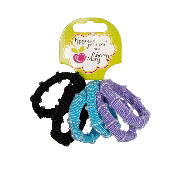 Набор резинок для волос R6023, 30 шт, №03 ассорти, Cherry Mary R6023