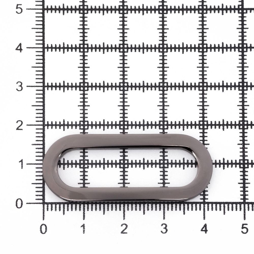 Рамка овальная металл 35 мм (чер.никель), ГНУ13818, 20 шт