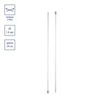 Спицы прямые металл ⌀1.8 мм, 35 см, никель, Gamma MKP-R