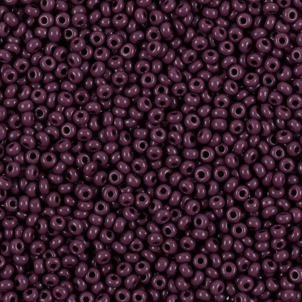 Бисер Preciosa 9/0 (2.7 мм), 50 г, 23040 т.лиловый, 311-19001