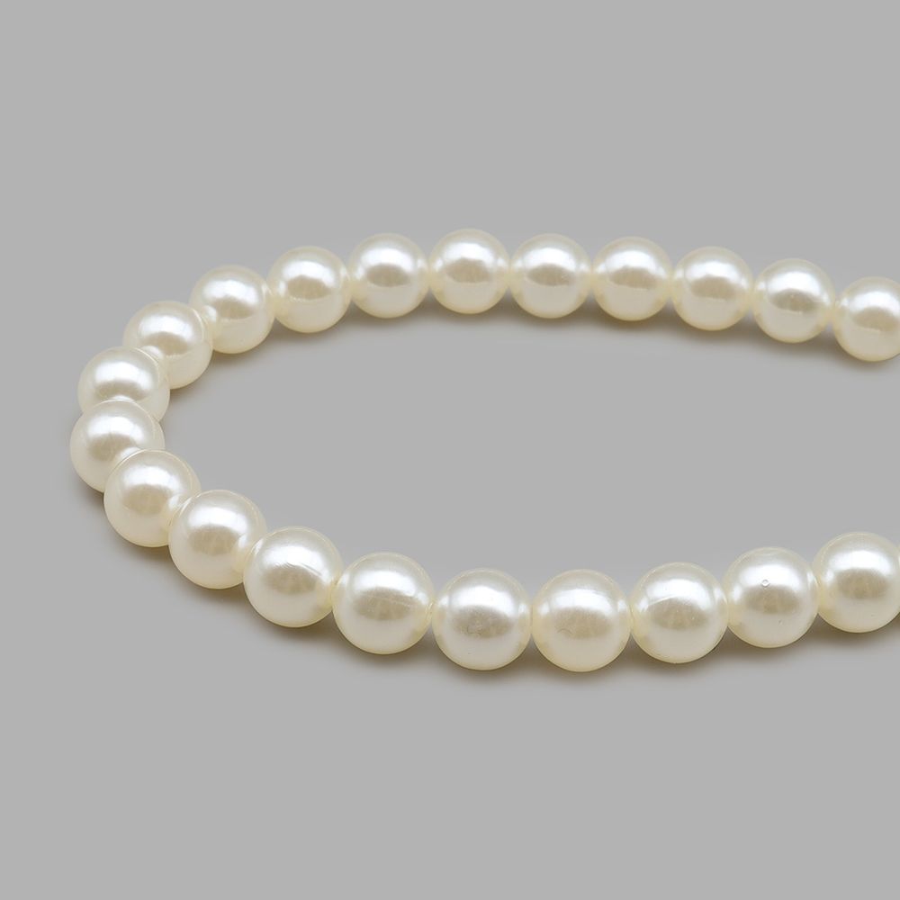 Бусины пластик (жемчуг) ⌀12 мм, 50 г, Astra&Craft (003 NL телесный)