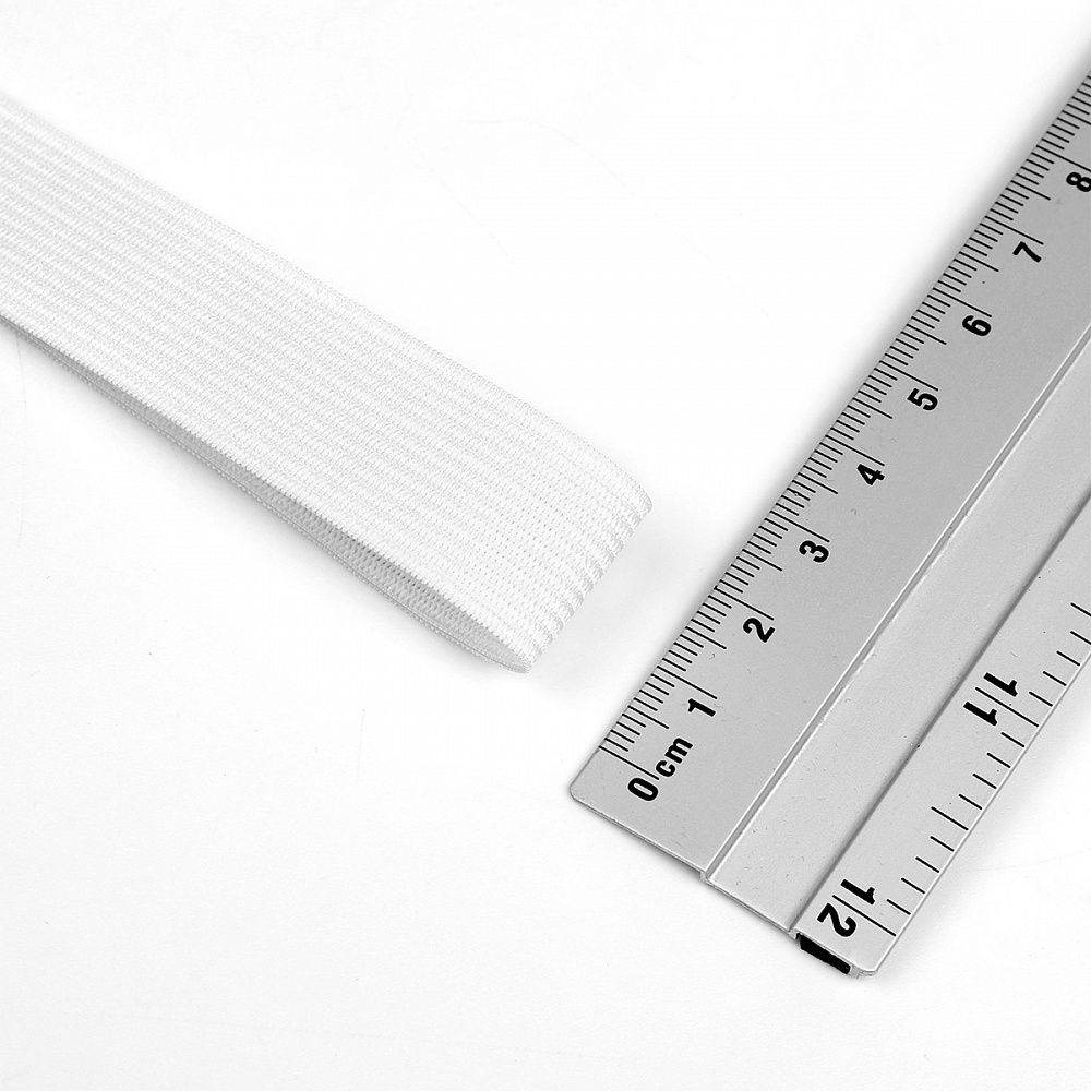 Резинка вязаная 20.0 мм / 40 метров, стандарт 3.9 г, белый