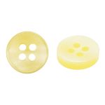 Пуговицы 4 прокола 18L (11мм), пластик (col.14 желтый), CN_2846, 72 шт