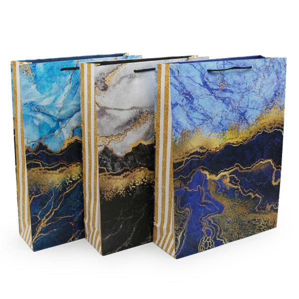 Пакет подарочный микс 33х45см, уп/12 шт, Ч35906