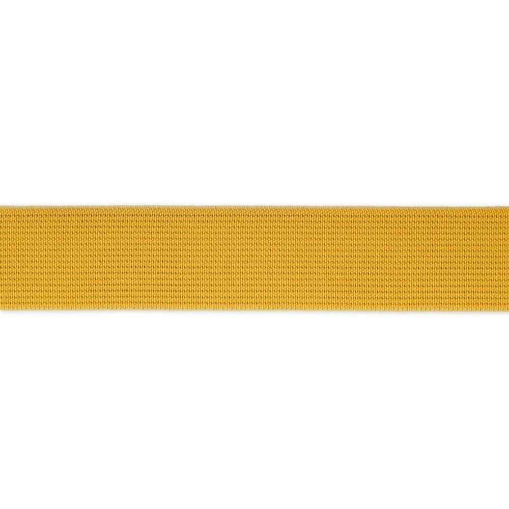 Резинка тканая 25 мм / 25 метров, 016 желтый, Gamma 2025 цв.