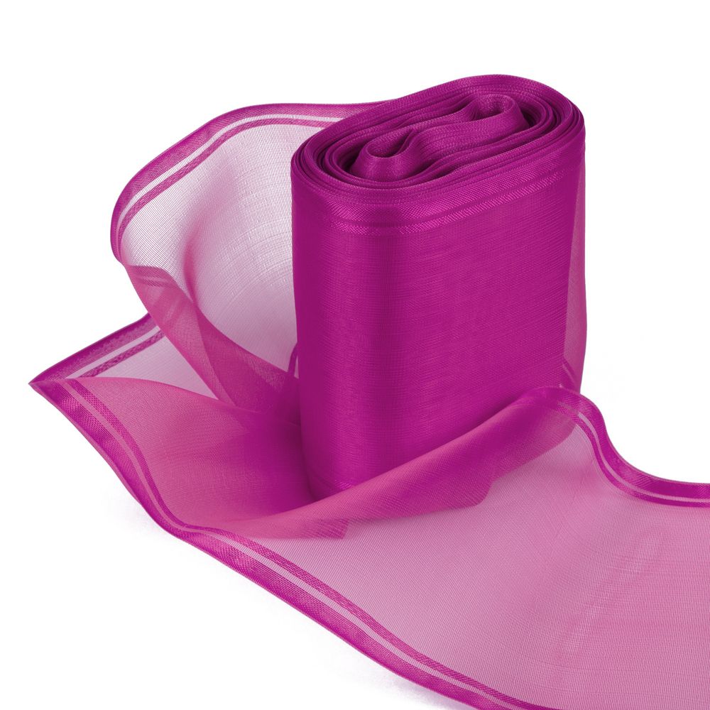 Лента капроновая (органза) для бантов 98-117.0 мм / 25±1 метров, сиреневый, Gamma C 3504