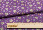 Ткань для пэчворка Peppy Нежная история, рулон 112 см / 5 метров, НИ-12 фиолетовый, Peppy