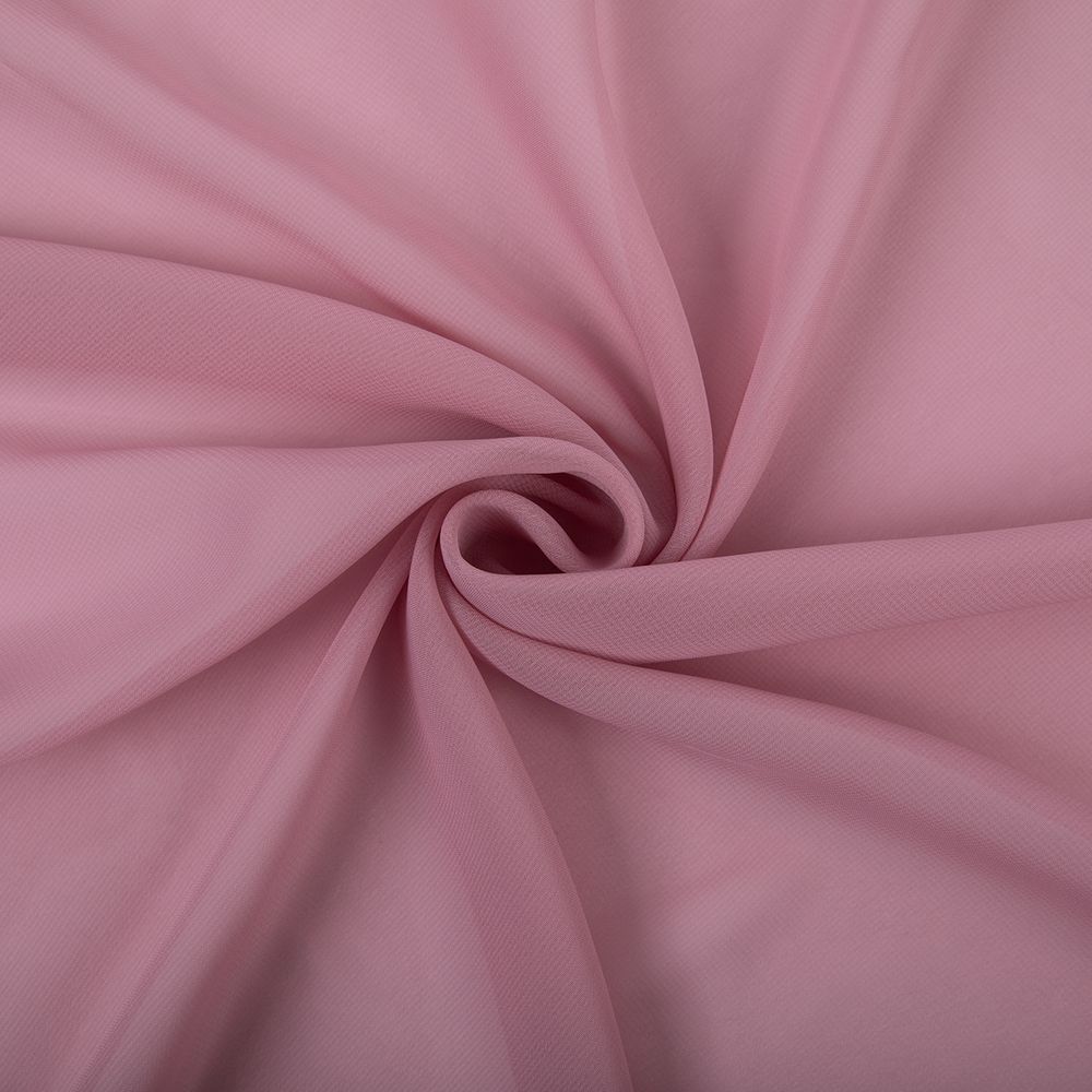 Ткань блузочная Poly Chiffon 84 г/м², 150х147 см, 15 гр.розовый, Gamma PC-02