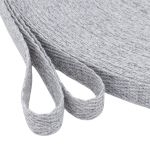 Тесьма (лента) киперная (100% х/б) 10 мм / 45.72 метра, 18 серый меланж, 6190-2017