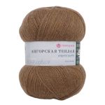 Пряжа Пехорка Ангорская теплая / уп.5 мот. по 100 г, 480 м, 701-Какао