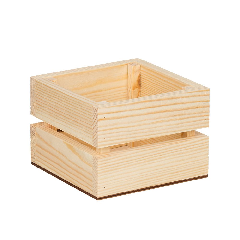 Заготовка деревянная Ящик квадратный, сосна, 13х13х9 см, ВД-750 Mr.Carving