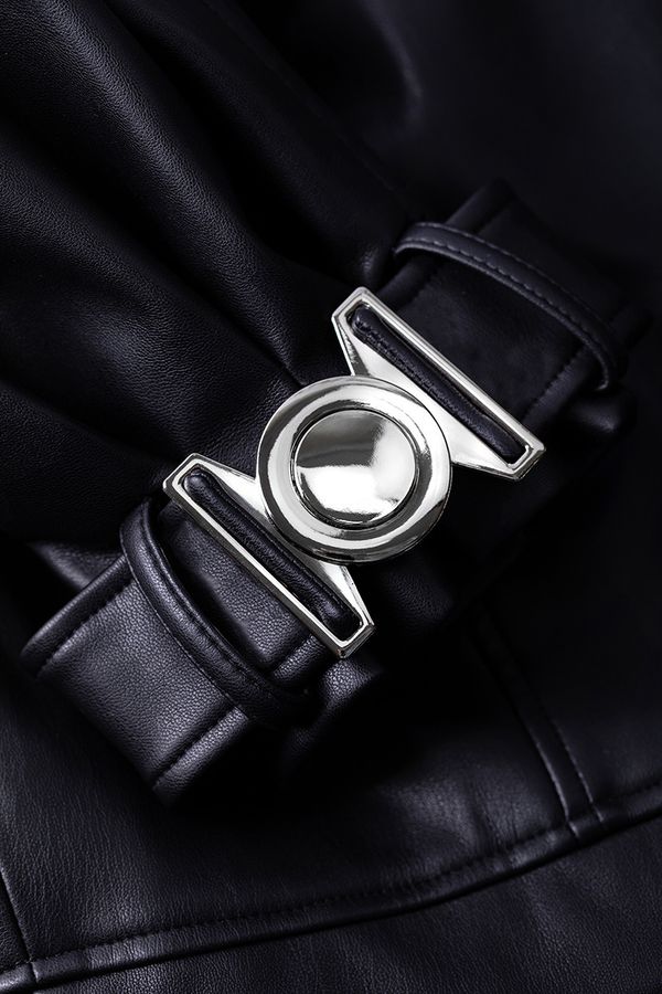 Застежка декоративная металл 65х55 мм, 5 шт, 04 никель, Gamma GH 1075