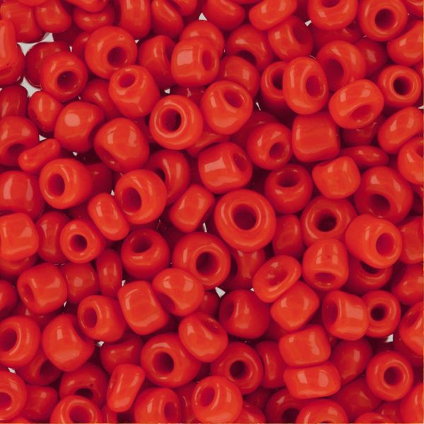 Бисер Zlatka 8/0 (2.9 мм), 100 г (10х10 г), №0045 красный, GR