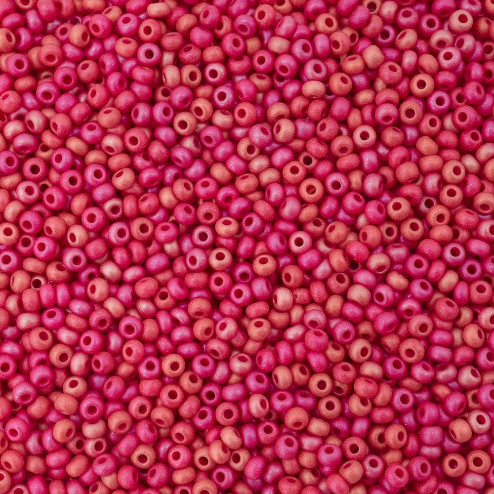 Бисер Preciosa непрозрачный радужный матовый 10/0, круг.отв., 100 г (5х20 г) Preciosa 331-39001-10/0