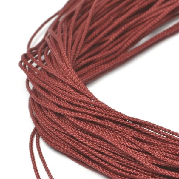 Шнур для мокасин ⌀1.5 мм / 100 метров, бордо