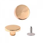 Пуговицы джинсовые ⌀18 мм, фиксированная ножка, металл, TBY-1357 золото уп.20 шт