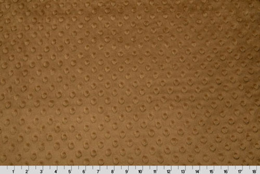 Плюш (ткань) Peppy Cuddle Dimple 455 г/м², 48х48 см, MOCHA