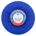 Нитки швейные Euron mH 40/2, 5000 ярд, 1590 сапфировый синий, 1 катушка