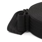 Резинка вязаная 50.0 мм / 25 метров, черный