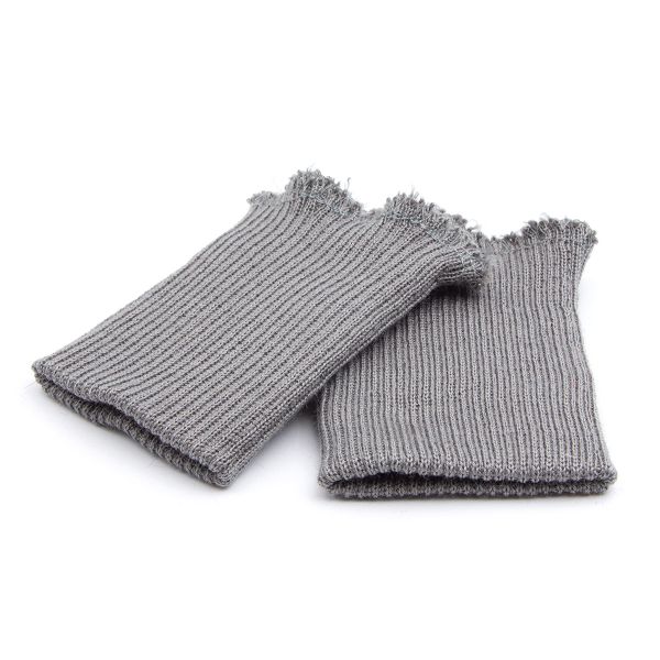 Манжеты трикотажные 6.5х9.5 см, 1 пара, тонкие, 307/7 грэй