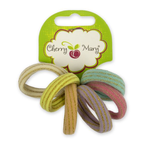 Набор резинок для волос 30 шт, №01-15 ассорти, Cherry Mary R6129